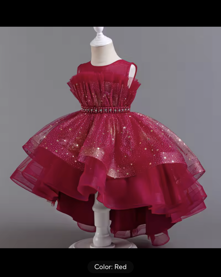 Vestido de Gala cola de pato