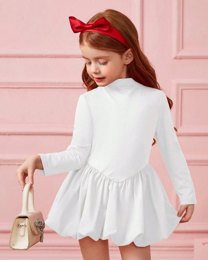 Vestido globo casual